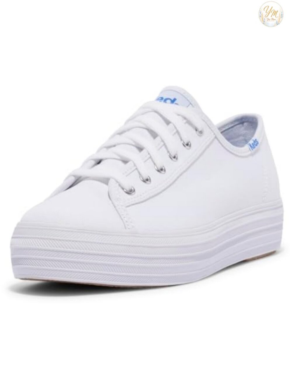 Keds Women's Triple Kick Sneaker Lace-Up Canvas Lightweight Cushioned